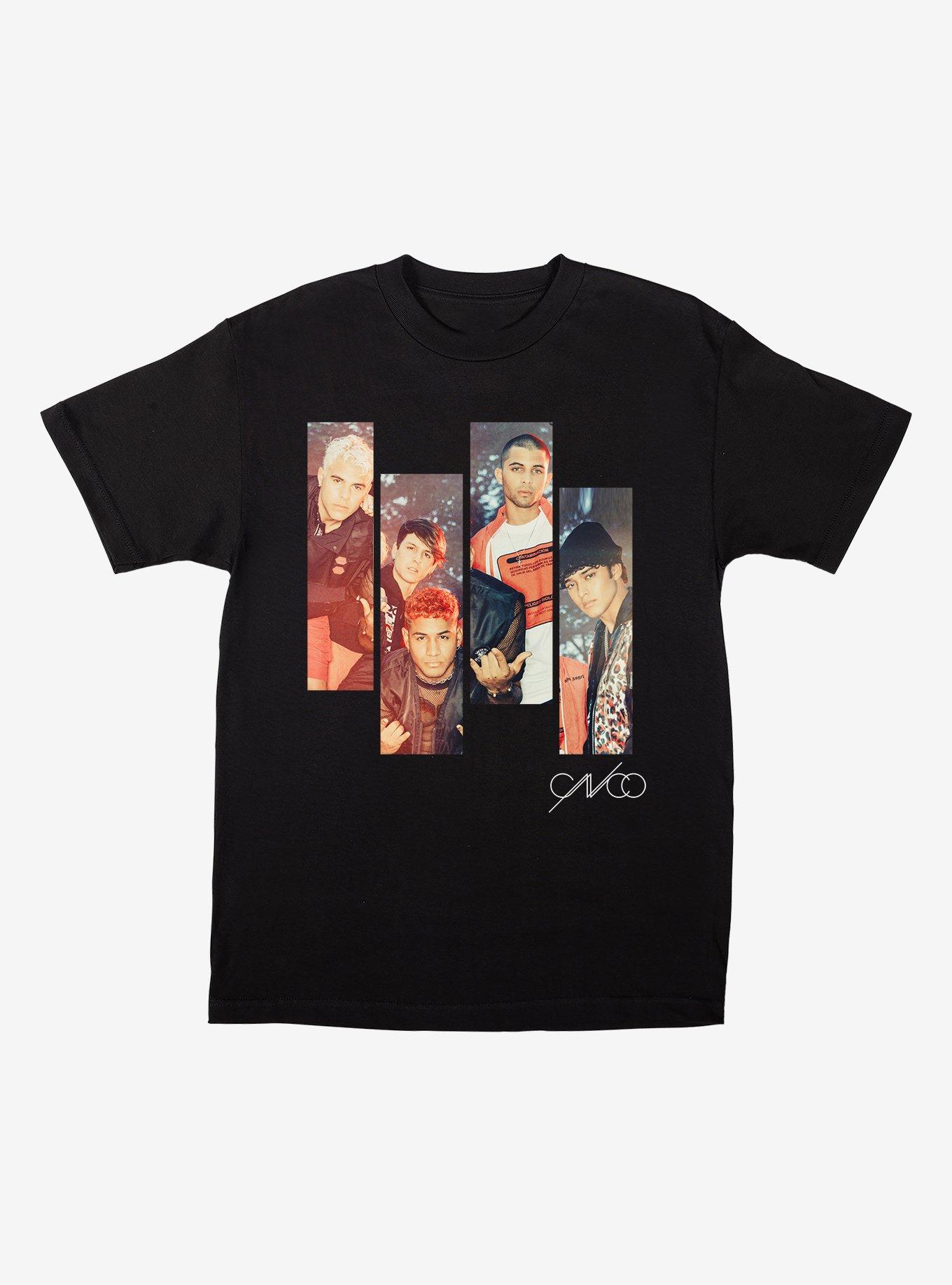 CNCO Grid Portraits T-Shirt, BLACK, hi-res