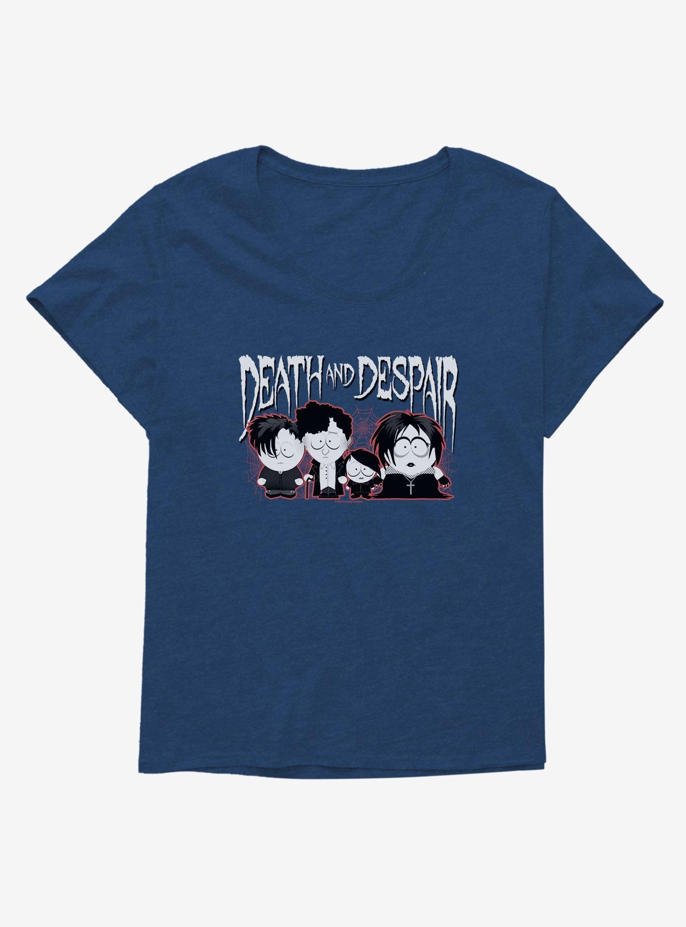 South Park Goth Kids Death And Despair Girls T-Shirt Plus Size, , hi-res