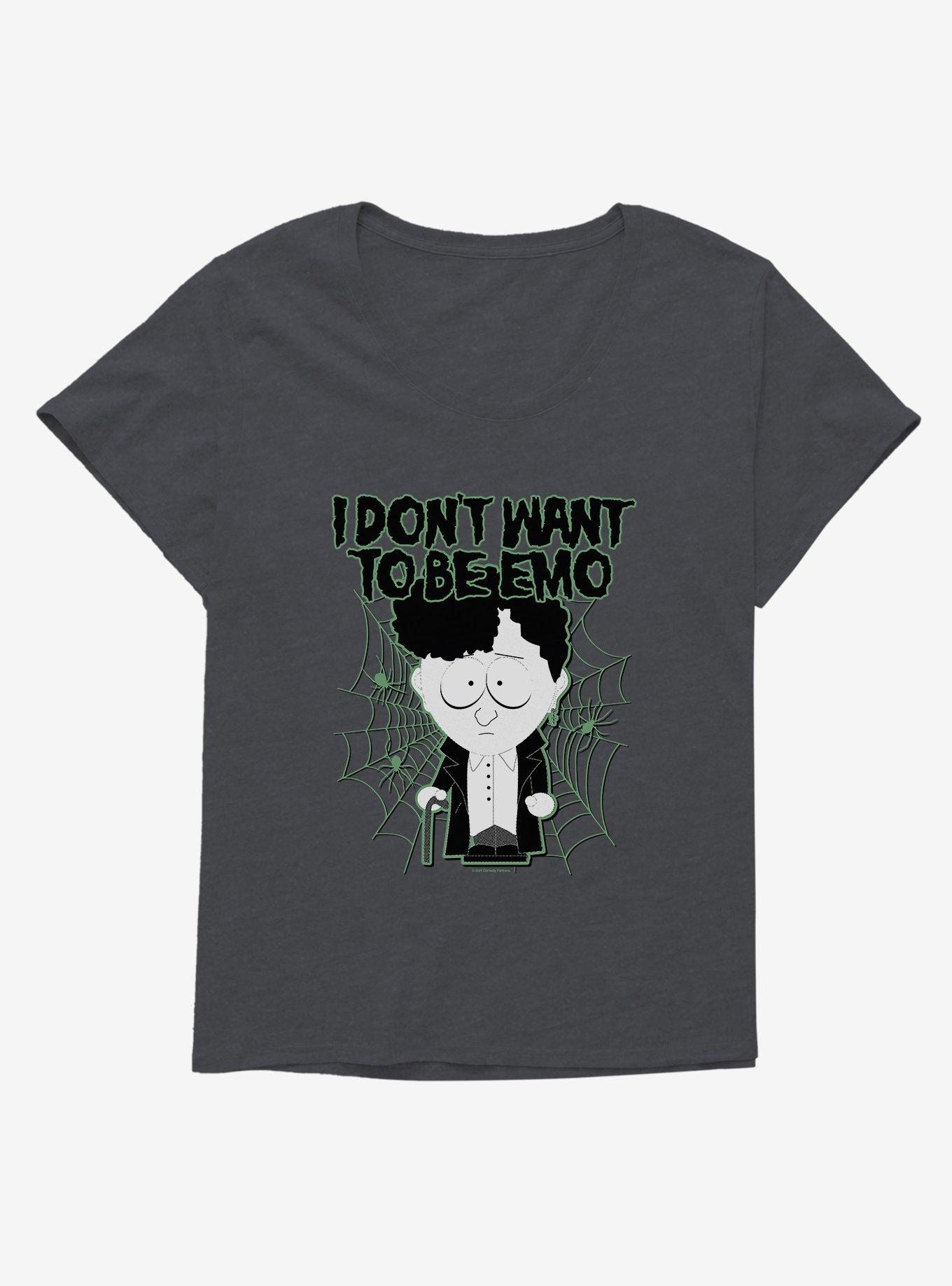 South Park Michael I Don't Want To Be Emo Girls T-Shirt Plus Size, , hi-res