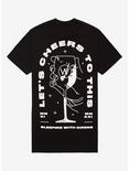 Sleeping With Sirens Let's Cheers To This T-Shirt, BLACK, hi-res