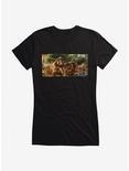 Legend Of The Five Rings Army Battle Girls T-Shirt , BLACK, hi-res
