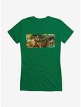 Legend Of The Five Rings Army Battle Girls T-Shirt , KELLY GREEN, hi-res