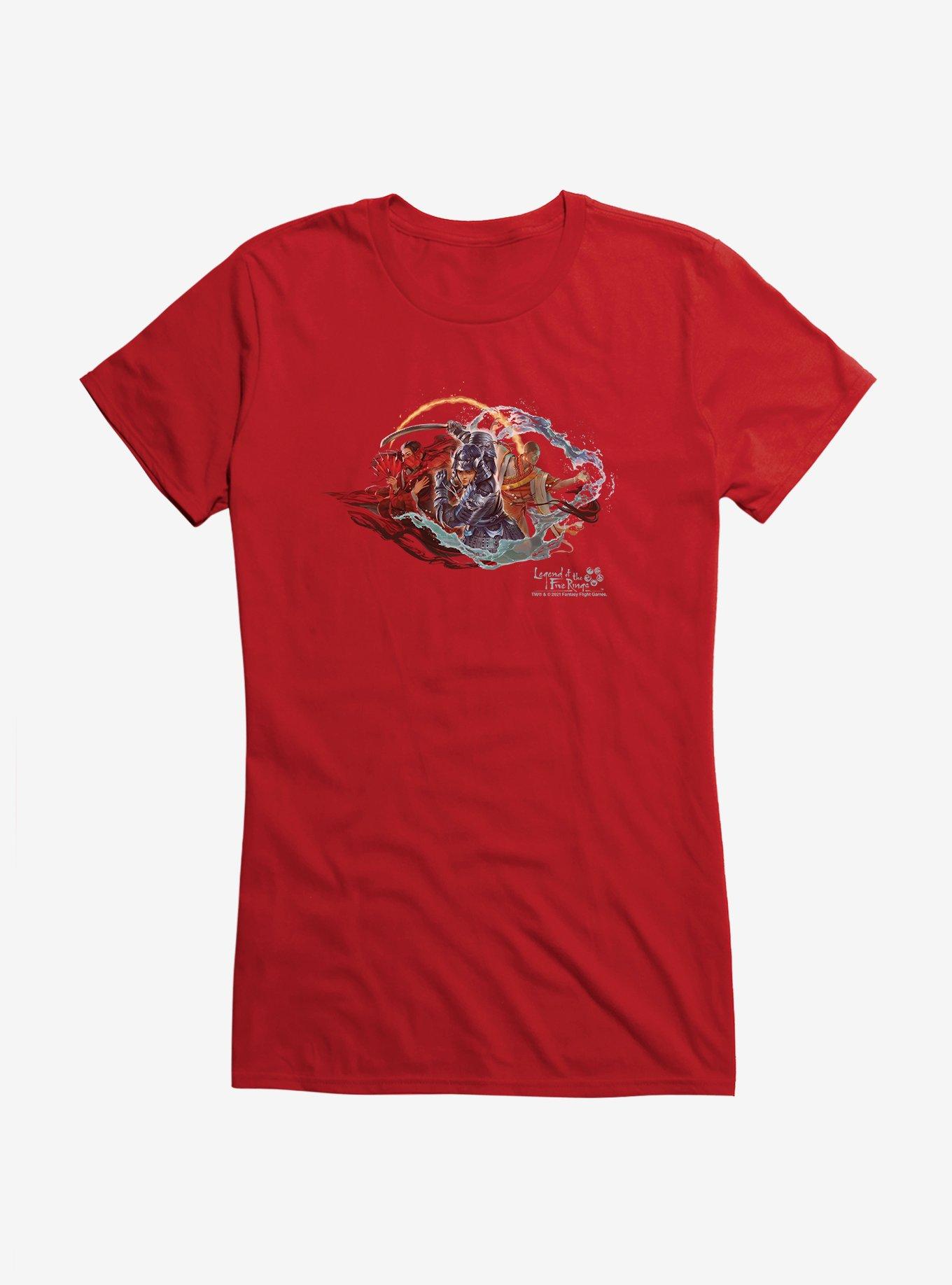 Legend Of The Five Rings Elemental Cycle Girls T-Shirt , , hi-res