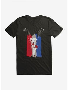 Betty Boop Red And Blue Fireworks T-Shirt, , hi-res
