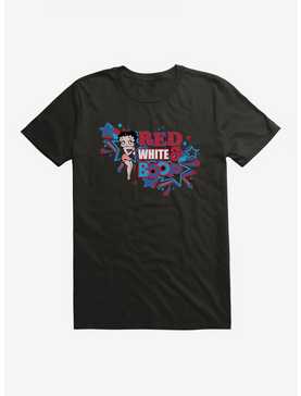 Betty Boop Red White And Boop T-Shirt, , hi-res