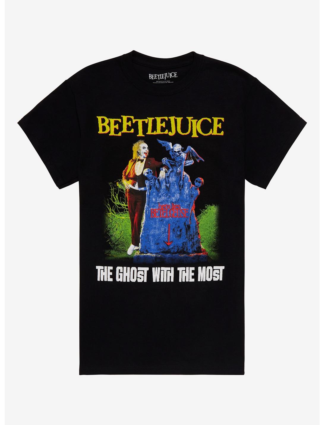 Beetlejuice Tomb Boyfriend Fit Girls T-Shirt, MULTI, hi-res