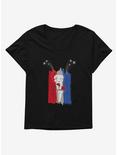Betty Boop Red And Blue Fireworks Womens T-Shirt Plus Size, , hi-res