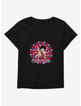 Betty Boop Red And Blue Splash Womens T-Shirt Plus Size, , hi-res