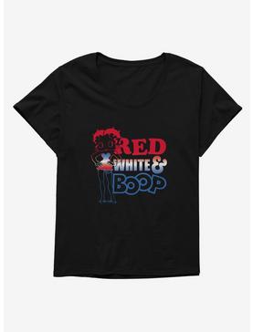 Betty Boop White And Blue Betty Womens T-Shirt Plus Size, , hi-res