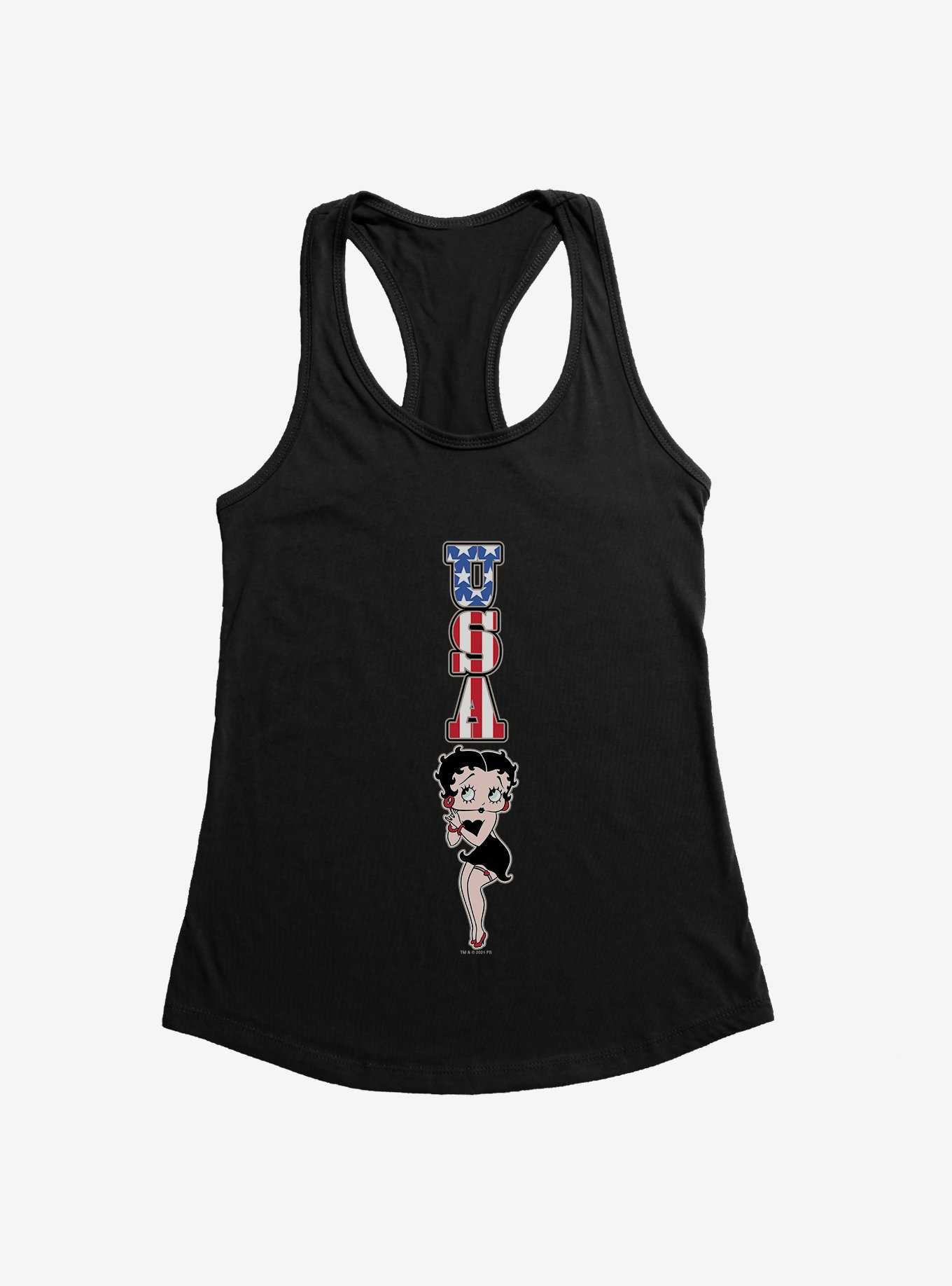 Betty Boop Americana USA Womens Tank Top, , hi-res