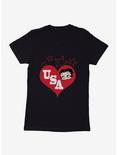 Betty Boop Betty Hearts USA Womens T-Shirt, , hi-res