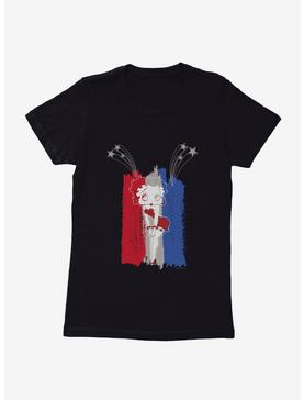 Betty Boop Red and Ble Fireworks Womens T-Shirt, , hi-res