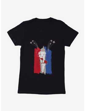 Betty Boop Red and Ble Fireworks Womens T-Shirt, , hi-res