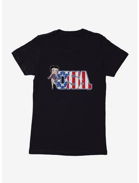Betty Boop Stars and Stripes USA Womens T-Shirt, , hi-res