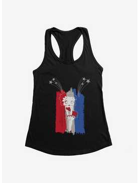 Betty Boop Red and Ble Fireworks Womens Tank Top, , hi-res