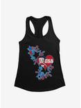 Betty Boop USA Blue Heart and Stars Womens Tank Top, , hi-res