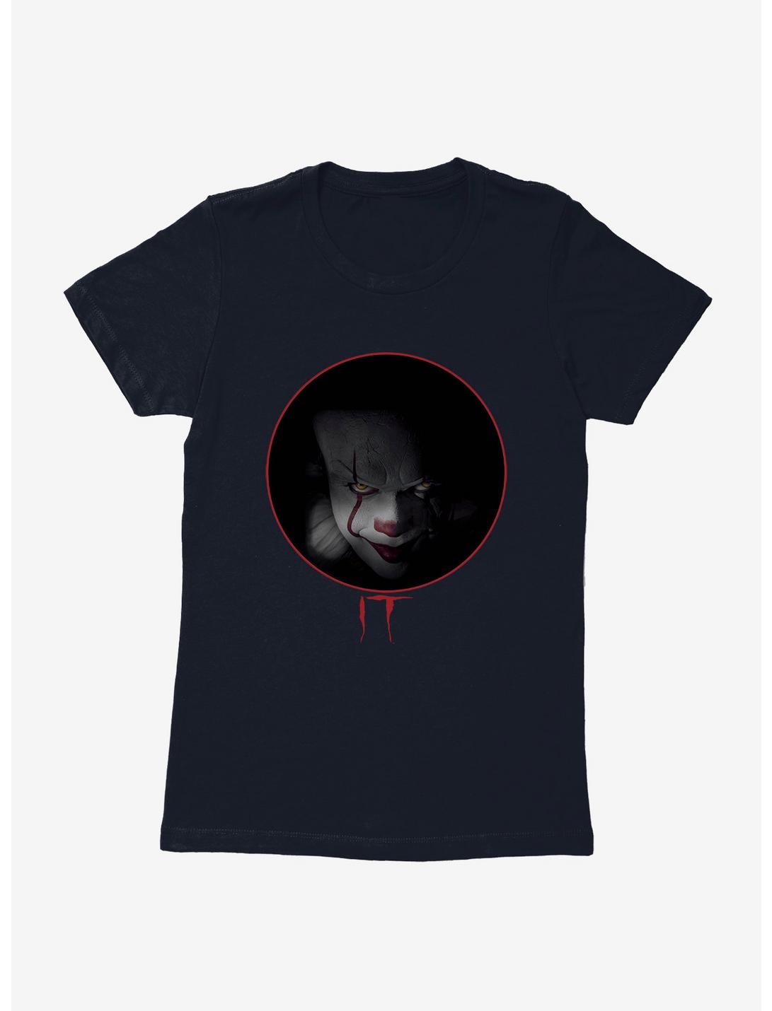 IT Pennywise Evil Stare Womens T-Shirt, MIDNIGHT NAVY, hi-res
