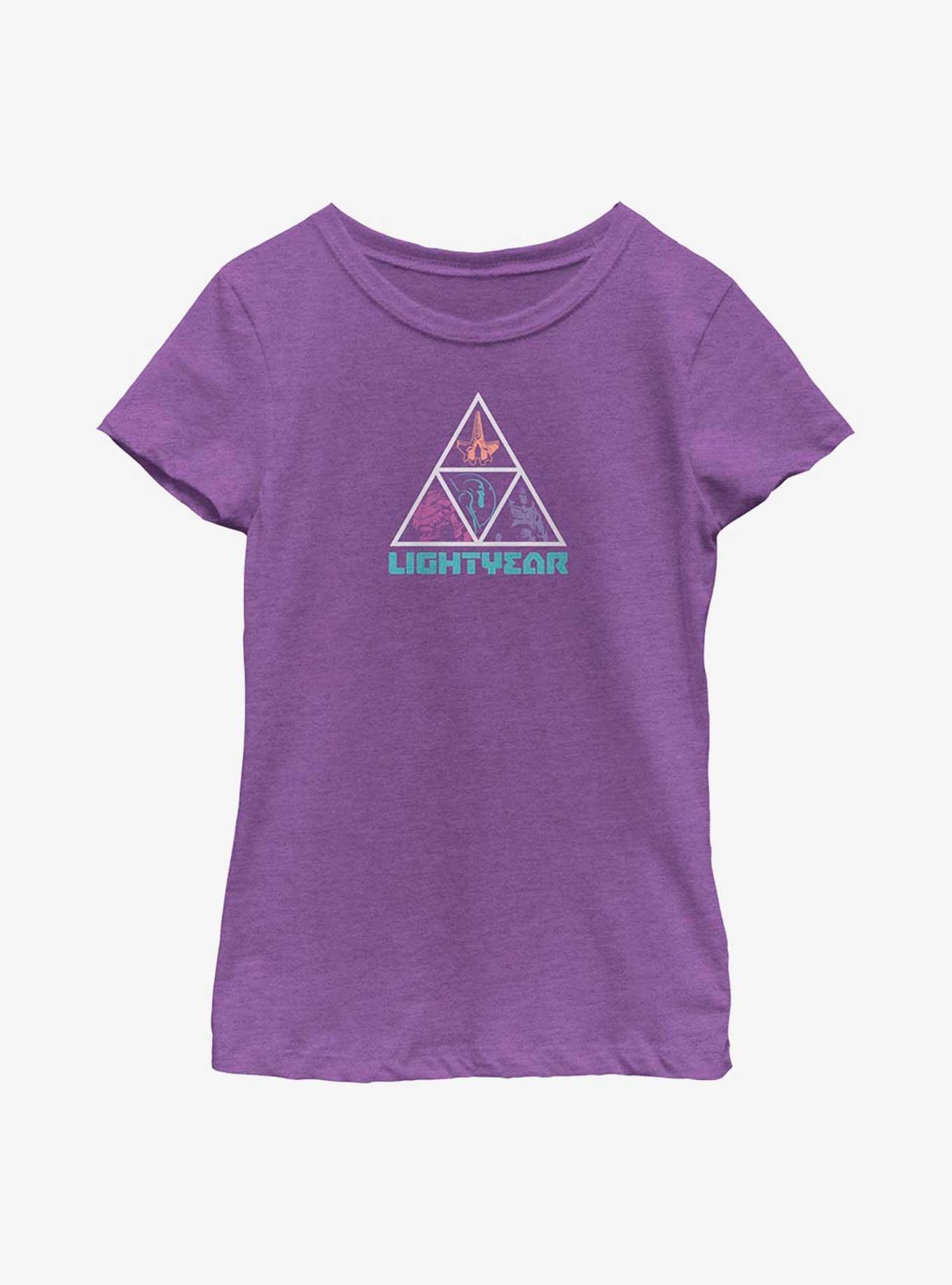 Disney Pixar Lightyear Pyramid Youth Girls T-Shirt, PURPLE BERRY, hi-res