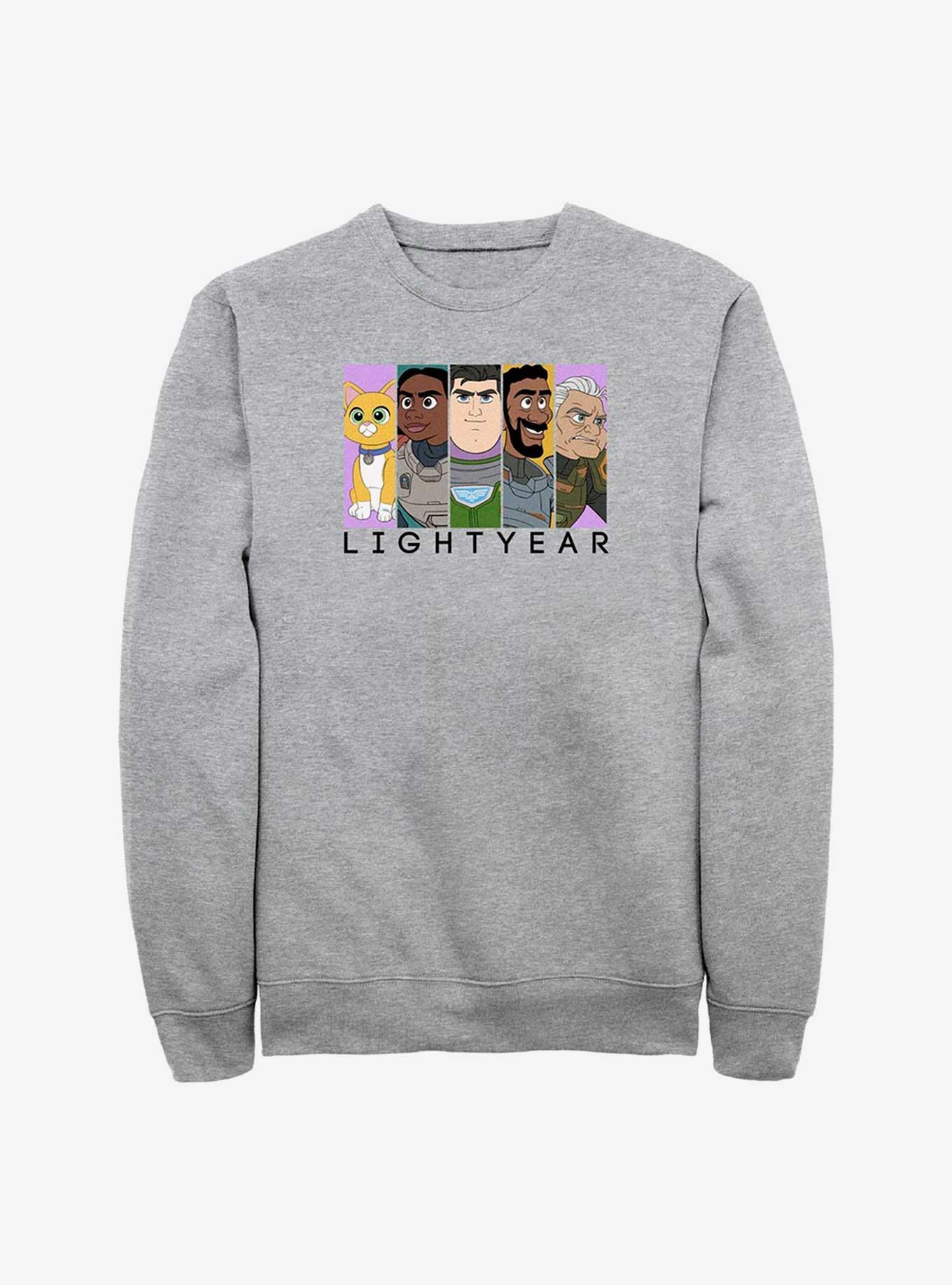 Disney Pixar Lightyear Group Panels Sweatshirt, ATH HTR, hi-res