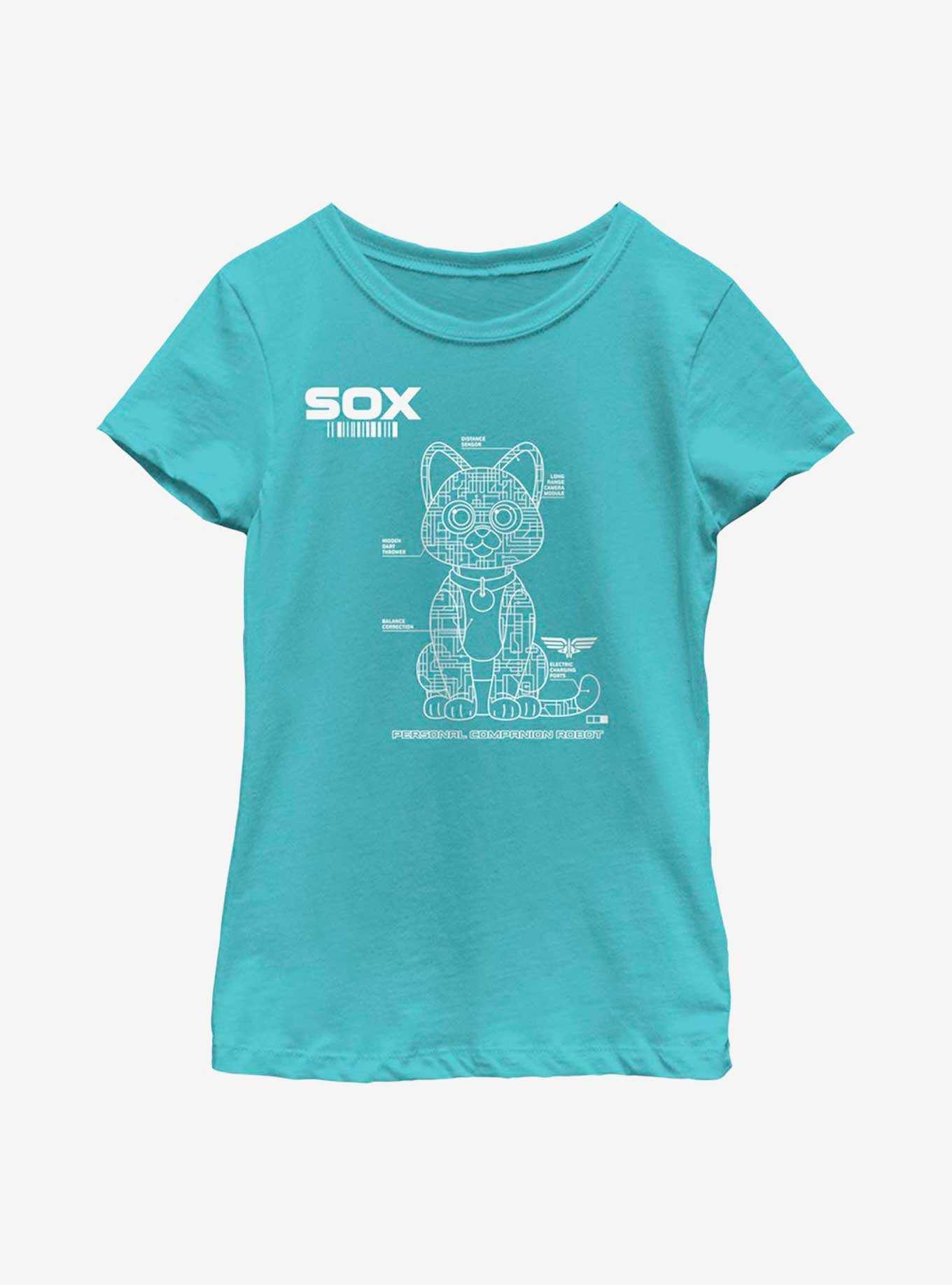 Disney Pixar Lightyear Sox Tech Youth Girls T-Shirt, , hi-res