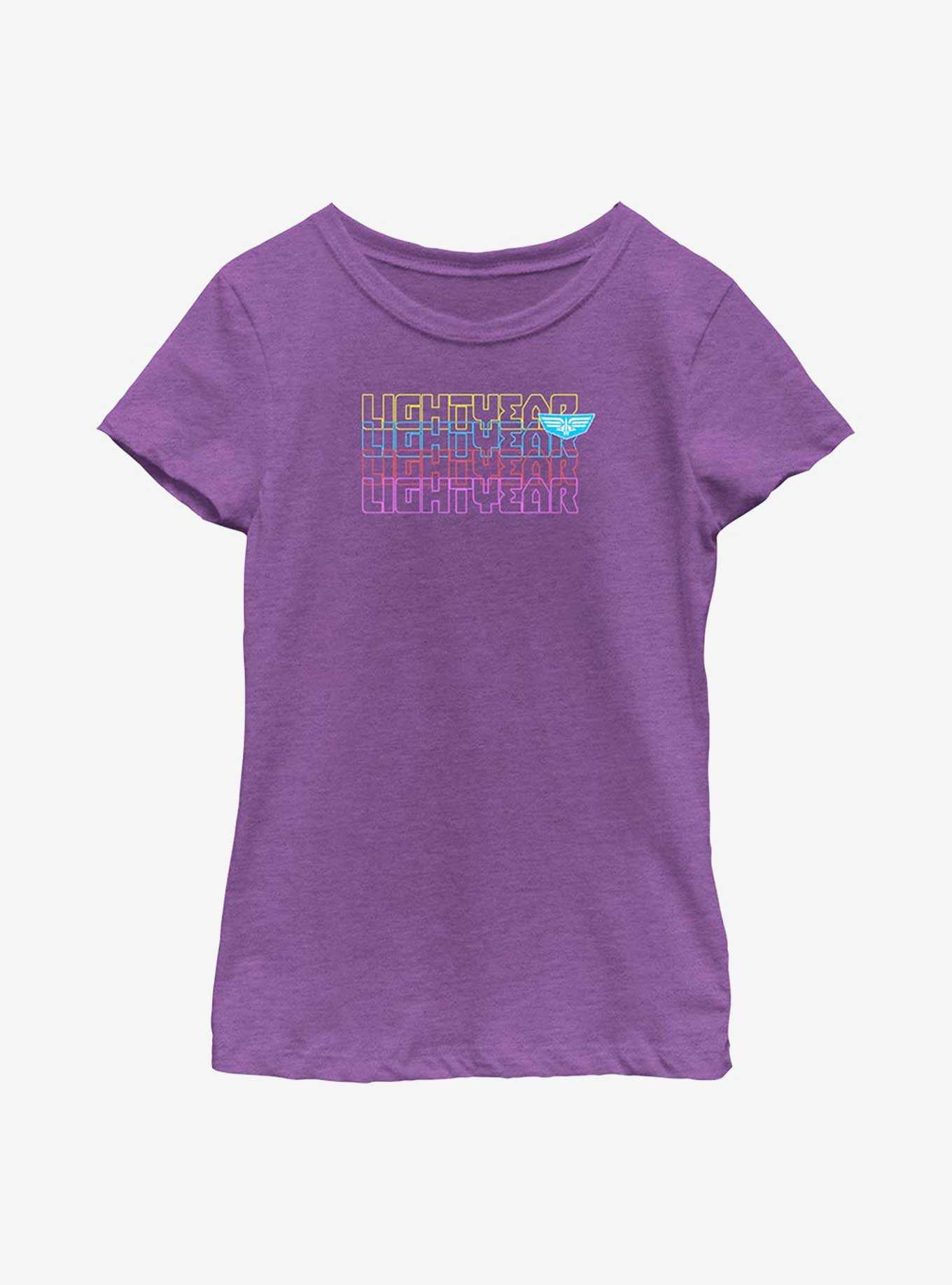 Disney Pixar Lightyear Stacked Youth Girls T-Shirt, , hi-res