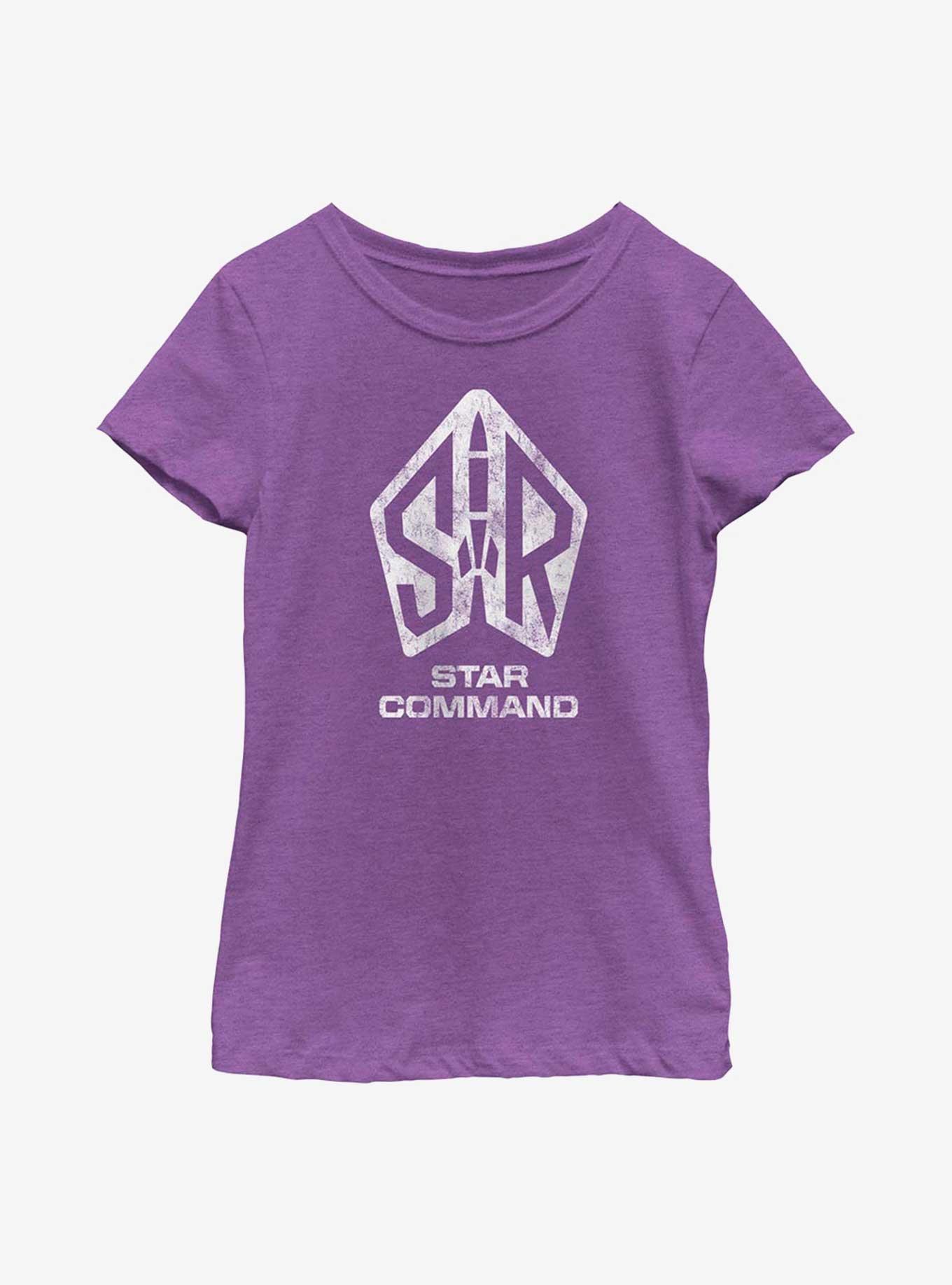 Disney Pixar Lightyear Star Command Youth Girls T-Shirt, PURPLE BERRY, hi-res