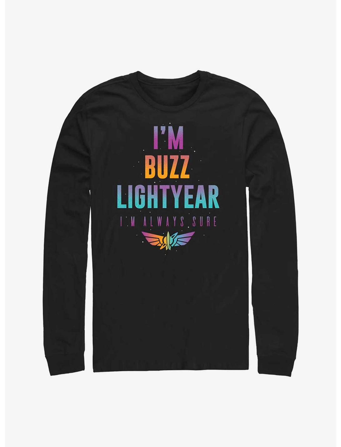 Disney Pixar Lightyear Being Buzz Long-Sleeve T-Shirt, BLACK, hi-res