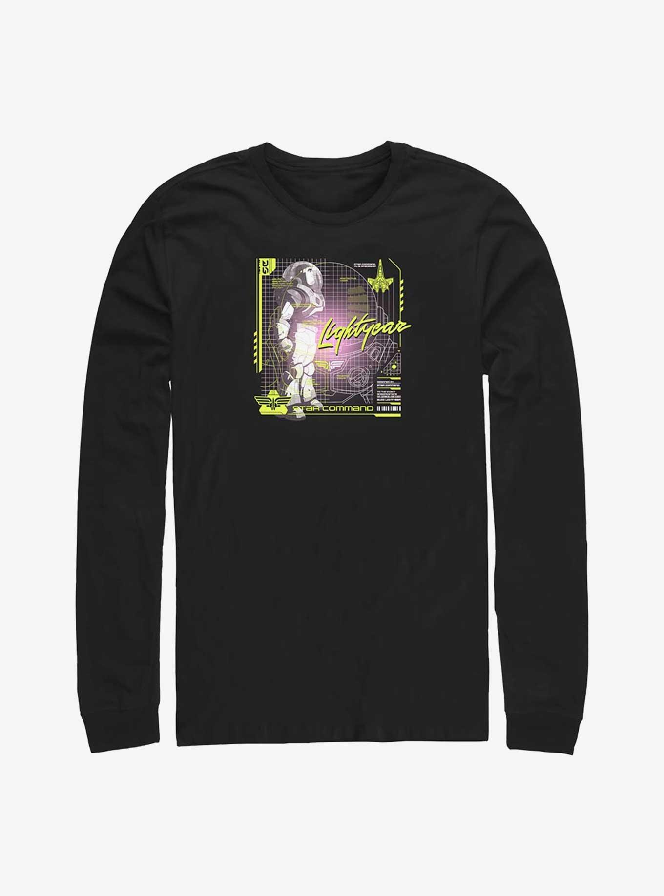 Disney Pixar Lightyear Future Long-Sleeve T-Shirt, BLACK, hi-res