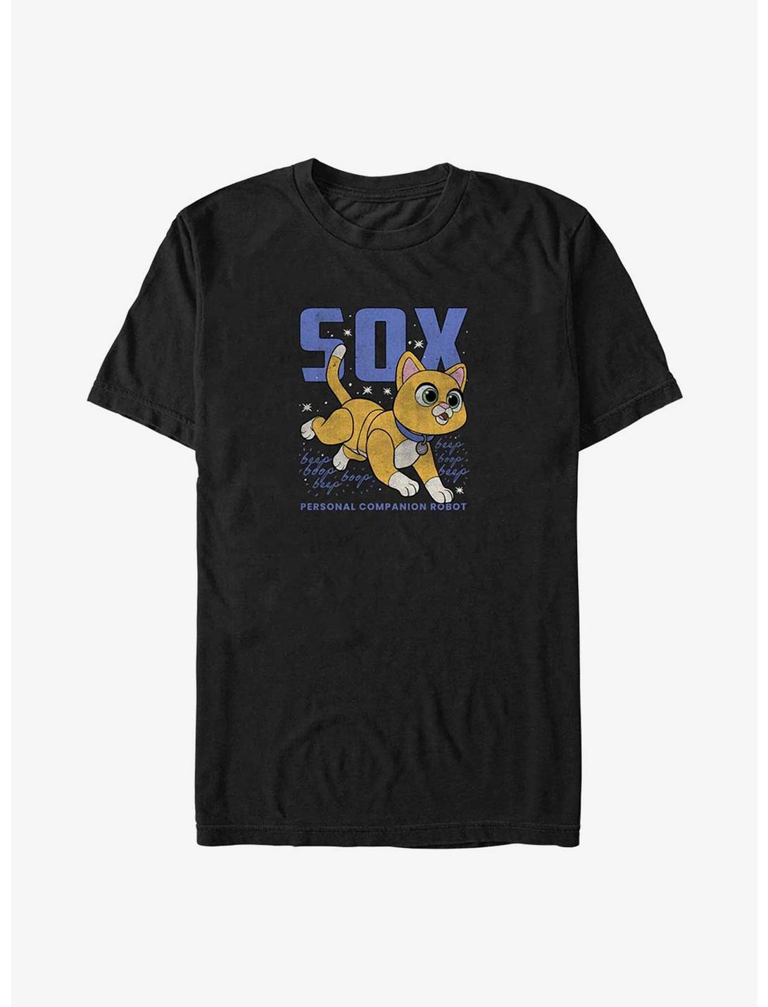 Disney Pixar Lightyear Sox Sketch T-Shirt, BLACK, hi-res