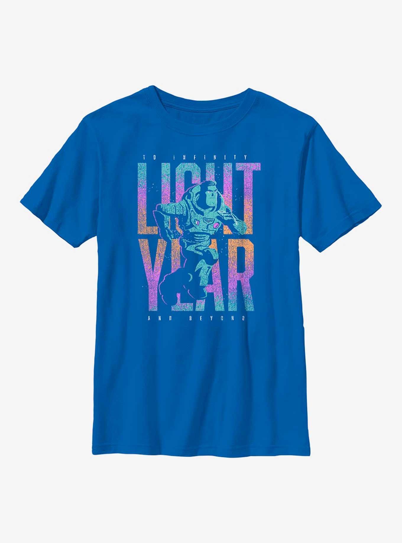 Disney Pixar Lightyear Buzz Words Youth T-Shirt, ROYAL, hi-res