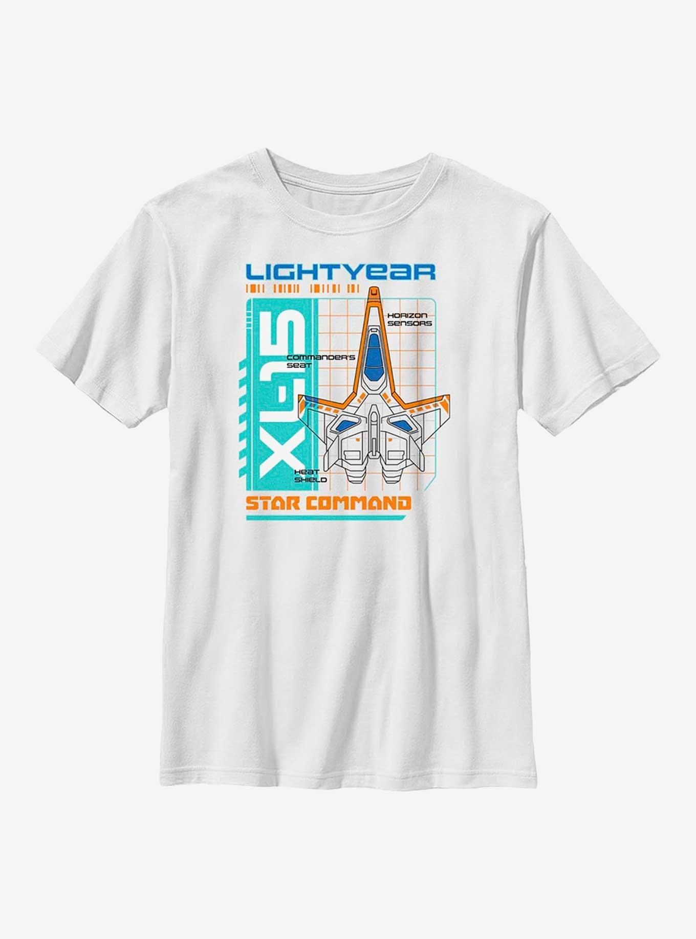 Disney Pixar Lightyear Star Comm Youth T-Shirt, WHITE, hi-res