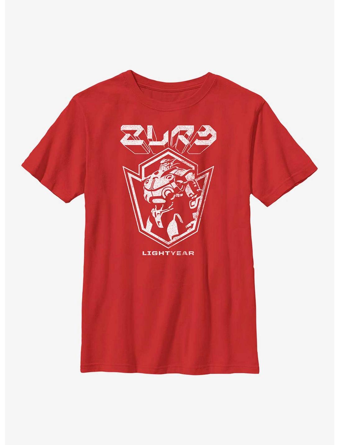 Disney Pixar Lightyear Zurg Badge Youth T-Shirt, RED, hi-res