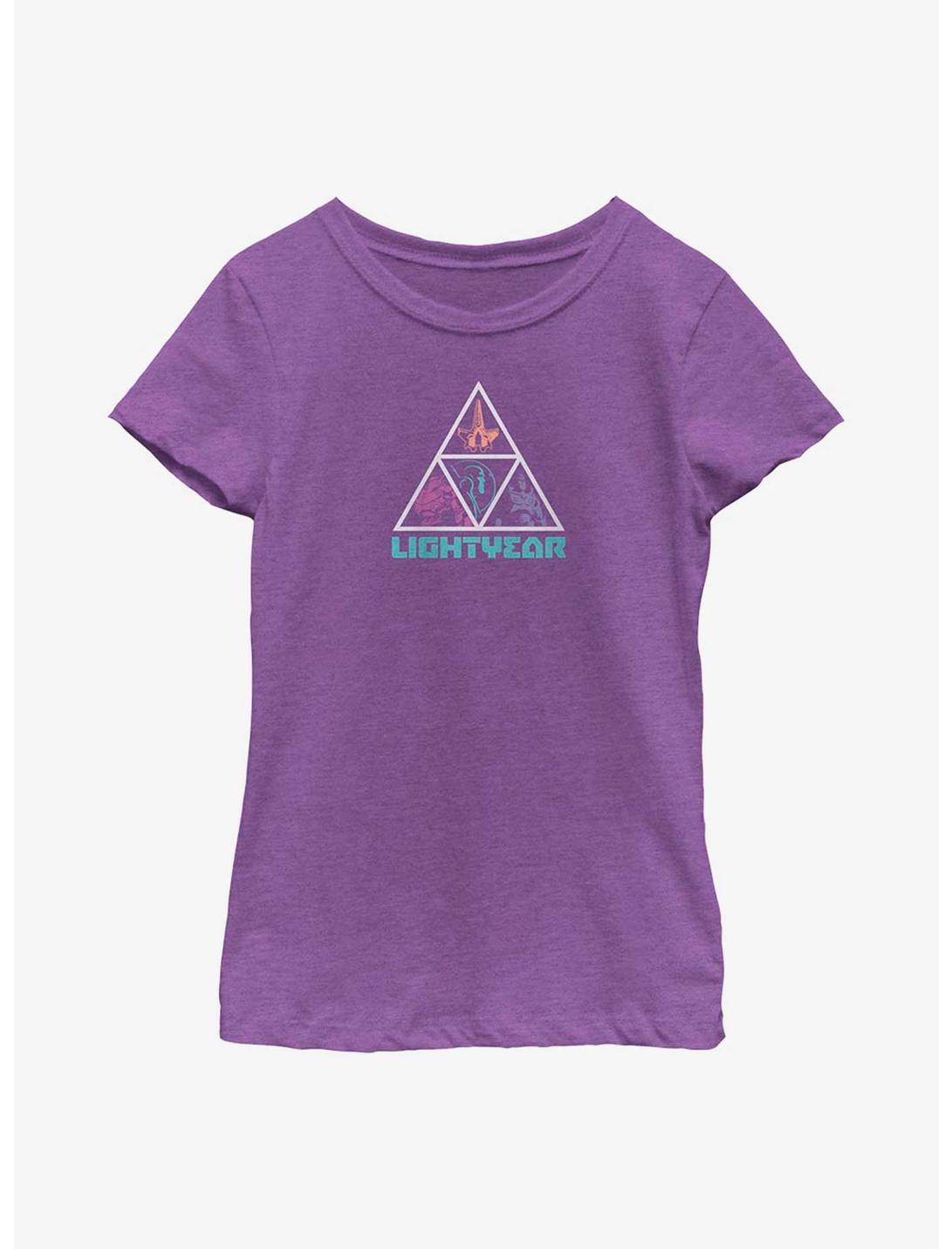 Disney Pixar Lightyear Pyramid Youth Girls T-Shirt, PURPLE BERRY, hi-res