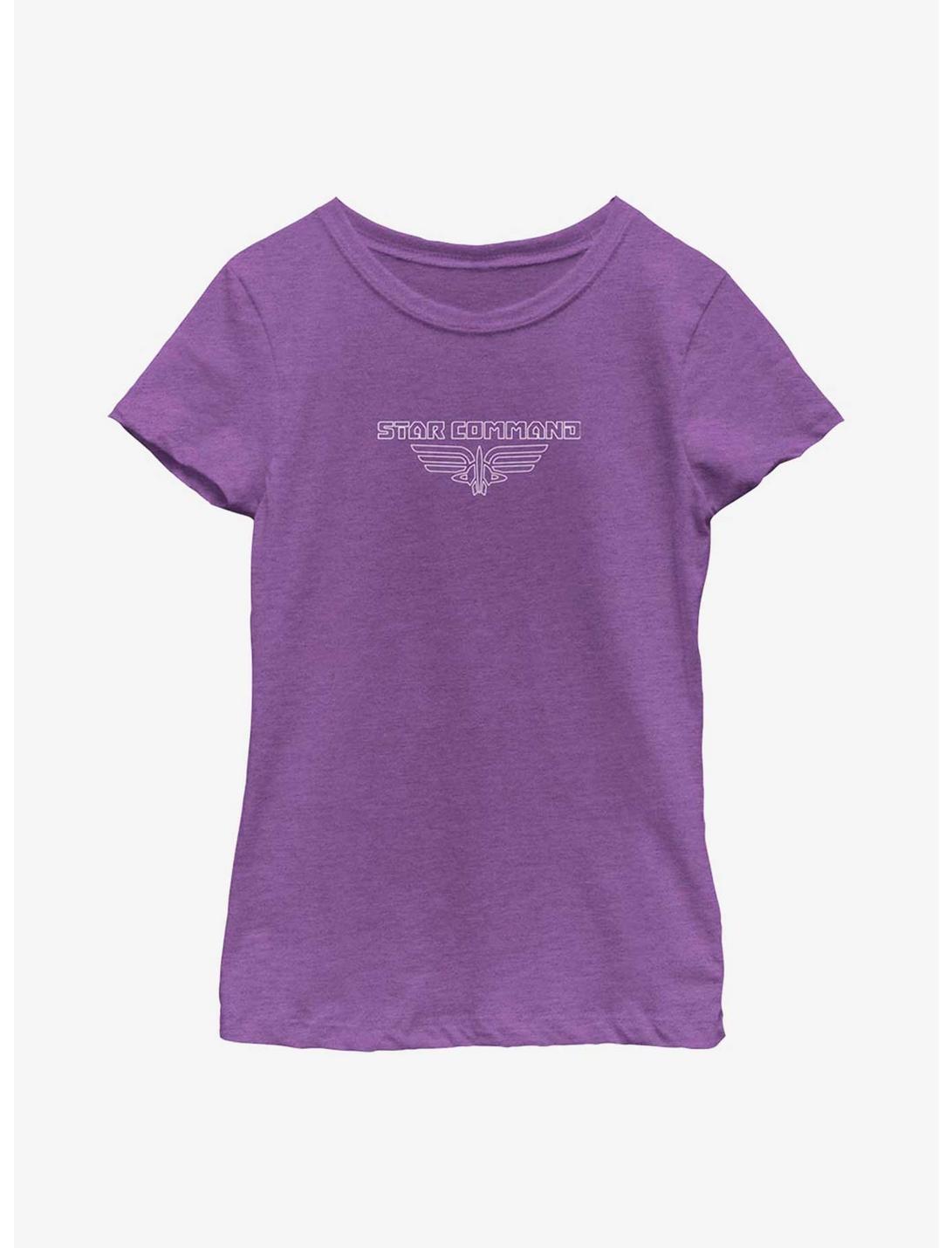 Disney Pixar Lightyear Star Outline Youth Girls T-Shirt, PURPLE BERRY, hi-res