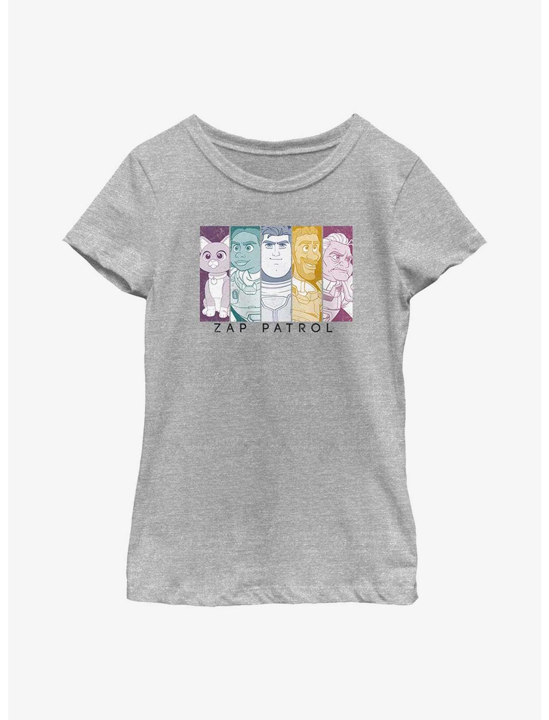 Disney Pixar Lightyear Zap Patrol Youth Girls T-Shirt, ATH HTR, hi-res