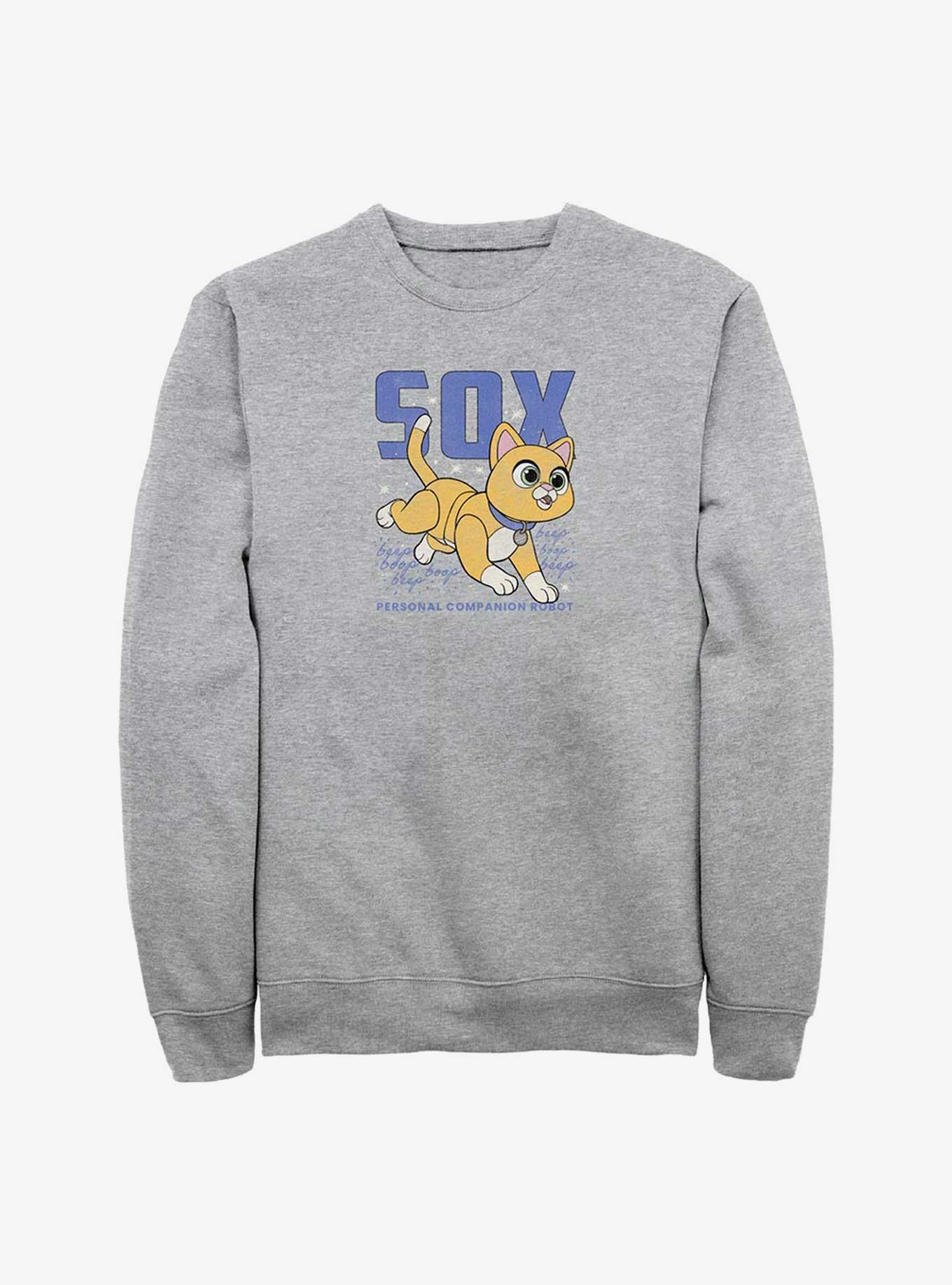 Disney Pixar Lightyear Sox Sketch Sweatshirt, ATH HTR, hi-res