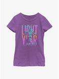 Disney Pixar Lightyear Buzz Words Youth Girls T-Shirt, PURPLE BERRY, hi-res