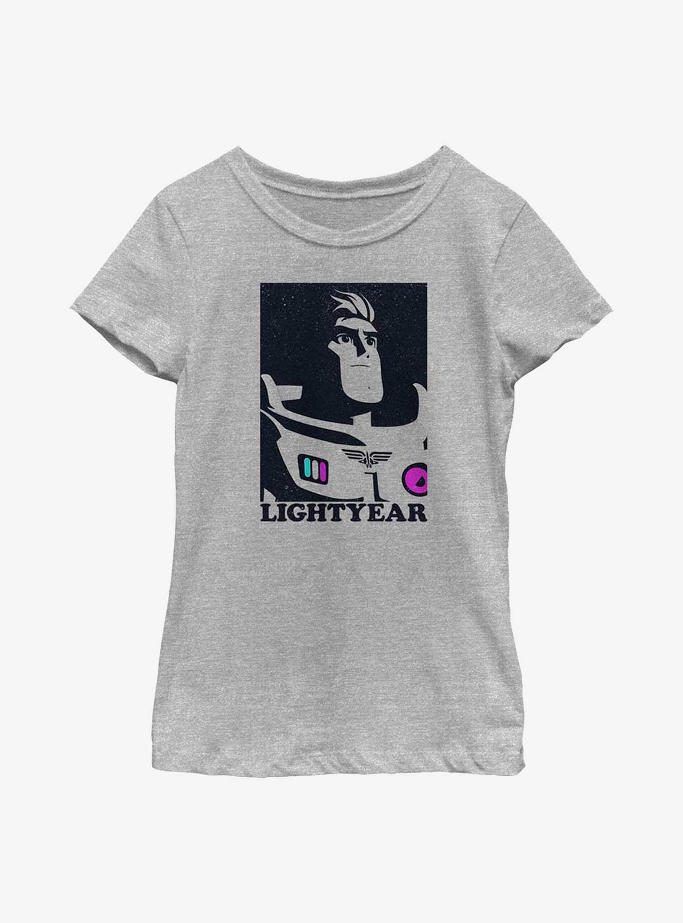 Disney Pixar Lightyear Contrast Youth Girls T-Shirt, ATH HTR, hi-res