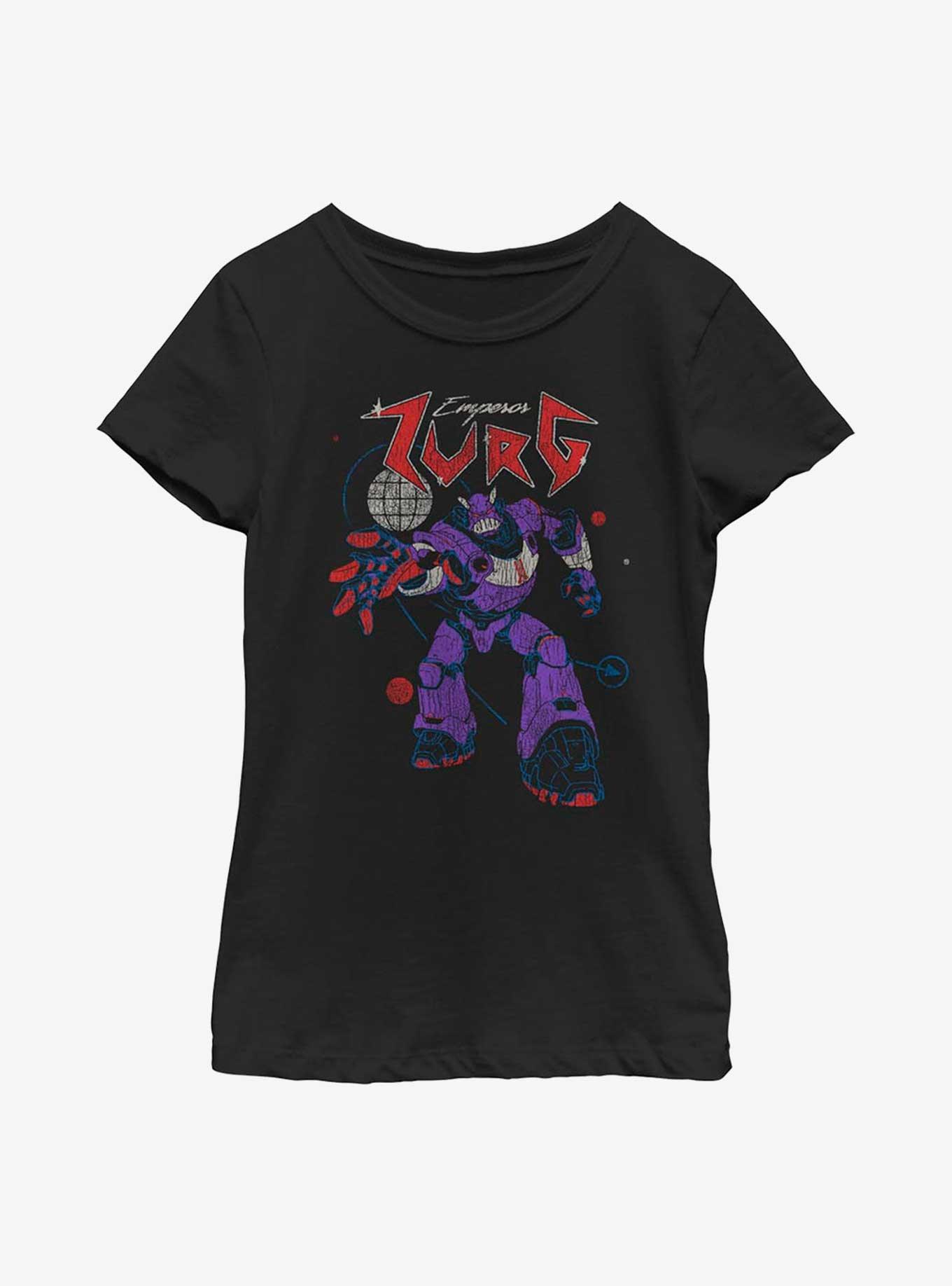 Disney Pixar Lightyear Metal Zurg Youth Girls T-Shirt, BLACK, hi-res