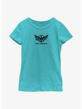 Disney Pixar Lightyear Star Command Badge Youth Girls T-Shirt, TAHI BLUE, hi-res