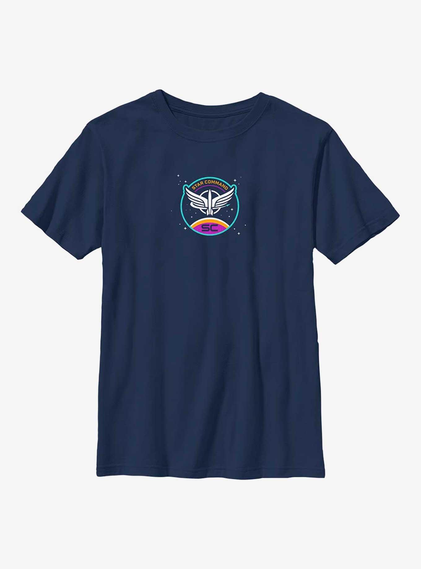 Disney Pixar Lightyear Star Command Alt Youth T-Shirt, NAVY, hi-res