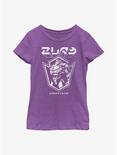 Disney Pixar Lightyear Zurg Badge Youth Girls T-Shirt, PURPLE BERRY, hi-res