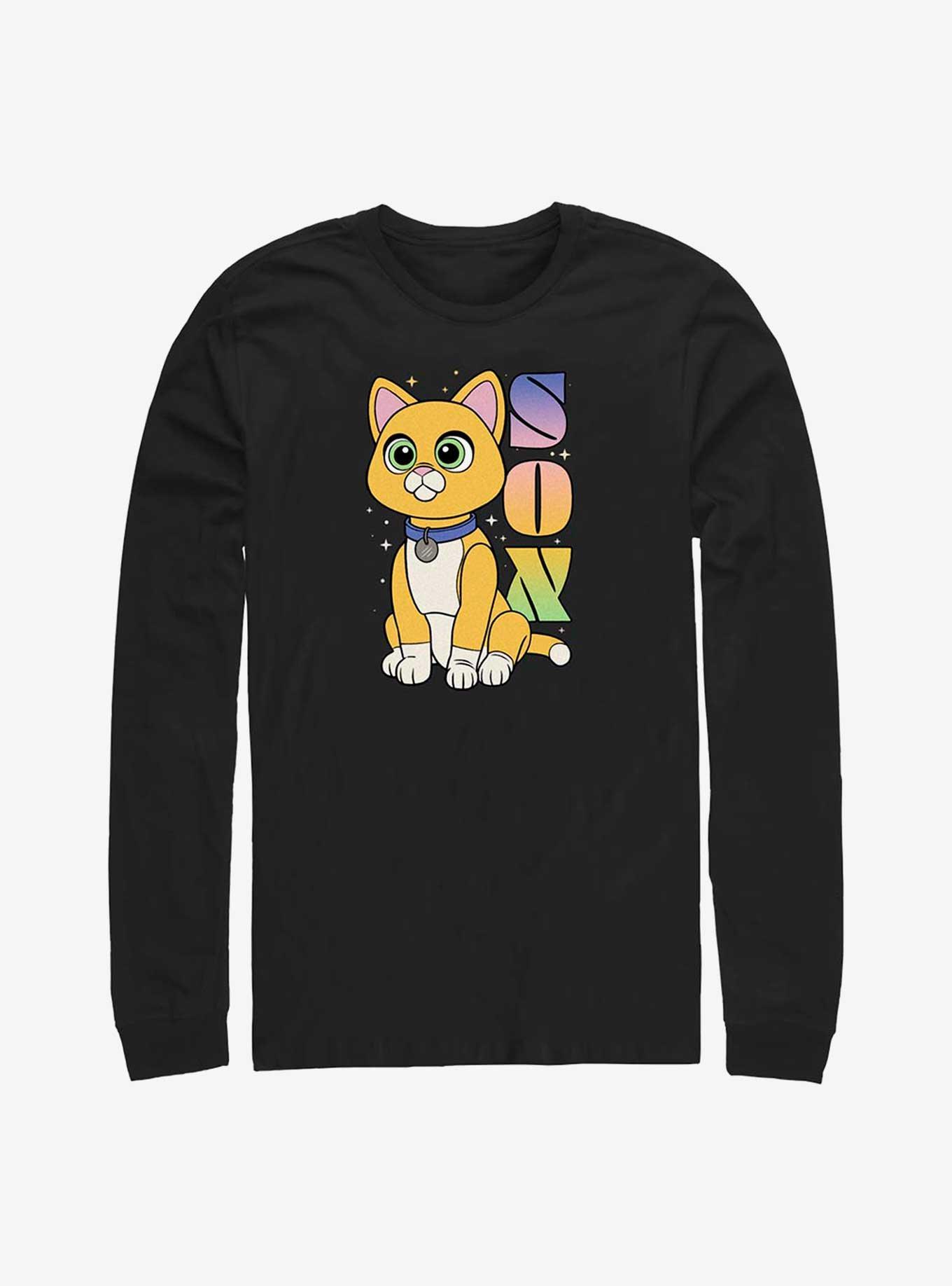 Disney Pixar Lightyear Sox Colors Long-Sleeve T-Shirt, BLACK, hi-res