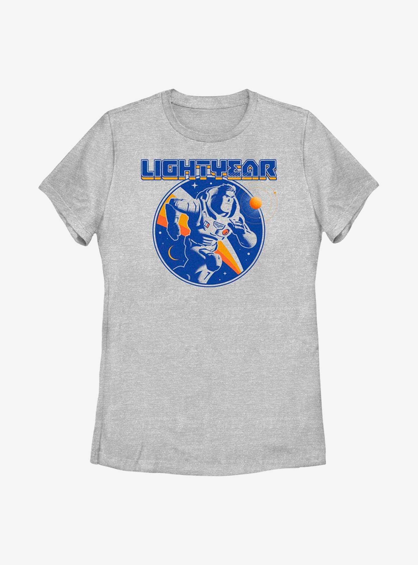 Disney Pixar Lightyear Round Alt Womens T-Shirt, ATH HTR, hi-res