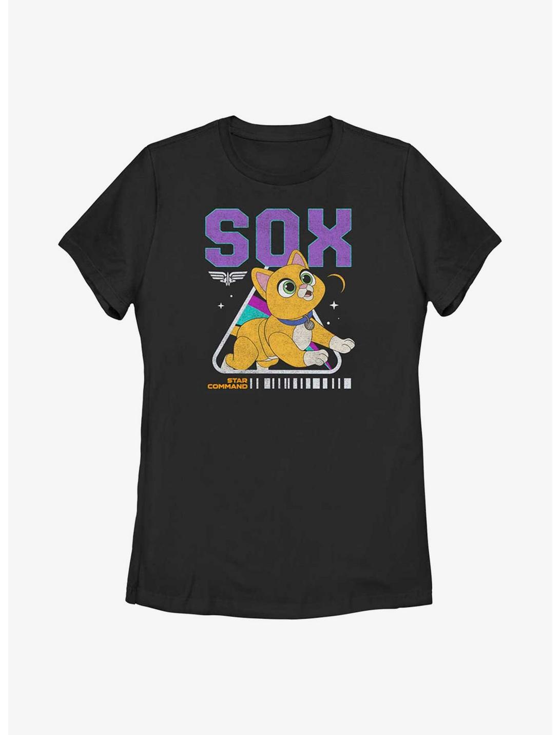Disney Pixar Lightyear Sox Womens T-Shirt, BLACK, hi-res