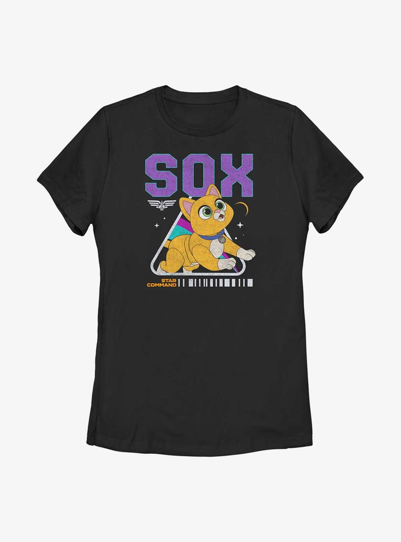 Disney Pixar Lightyear Sox Womens T-Shirt, BLACK, hi-res