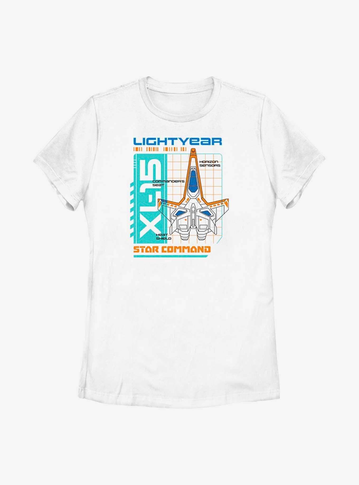 Disney Pixar Lightyear Star Comm Womens T-Shirt, WHITE, hi-res