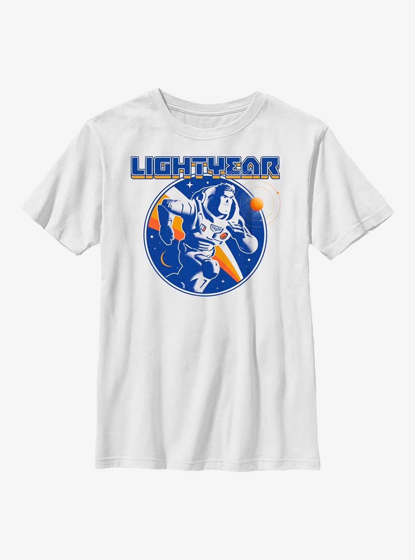Disney Pixar Lightyear Round Alt Youth T-Shirt, WHITE, hi-res