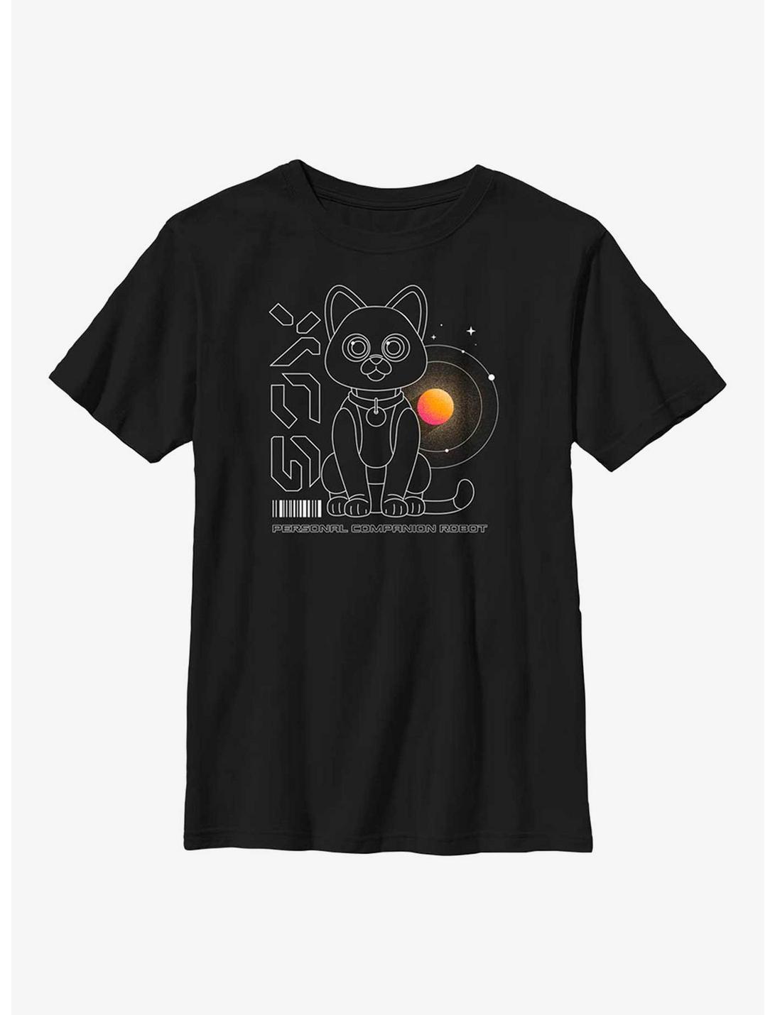 Disney Pixar Lightyear Sox Outline Youth T-Shirt, BLACK, hi-res