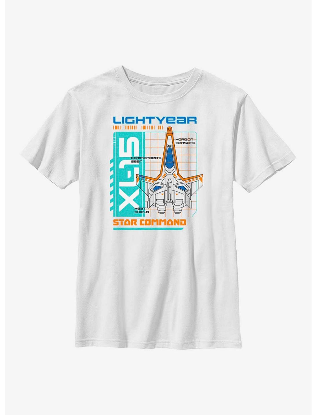 Disney Pixar Lightyear Star Comm Youth T-Shirt, WHITE, hi-res